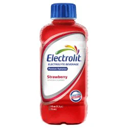 Electrolit Premium Hydration Strawberry Flavored Electrolyte Beverage, 21 fl oz bottle
