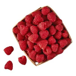 Produce Organic Raspberries Prepacked - 6 Oz