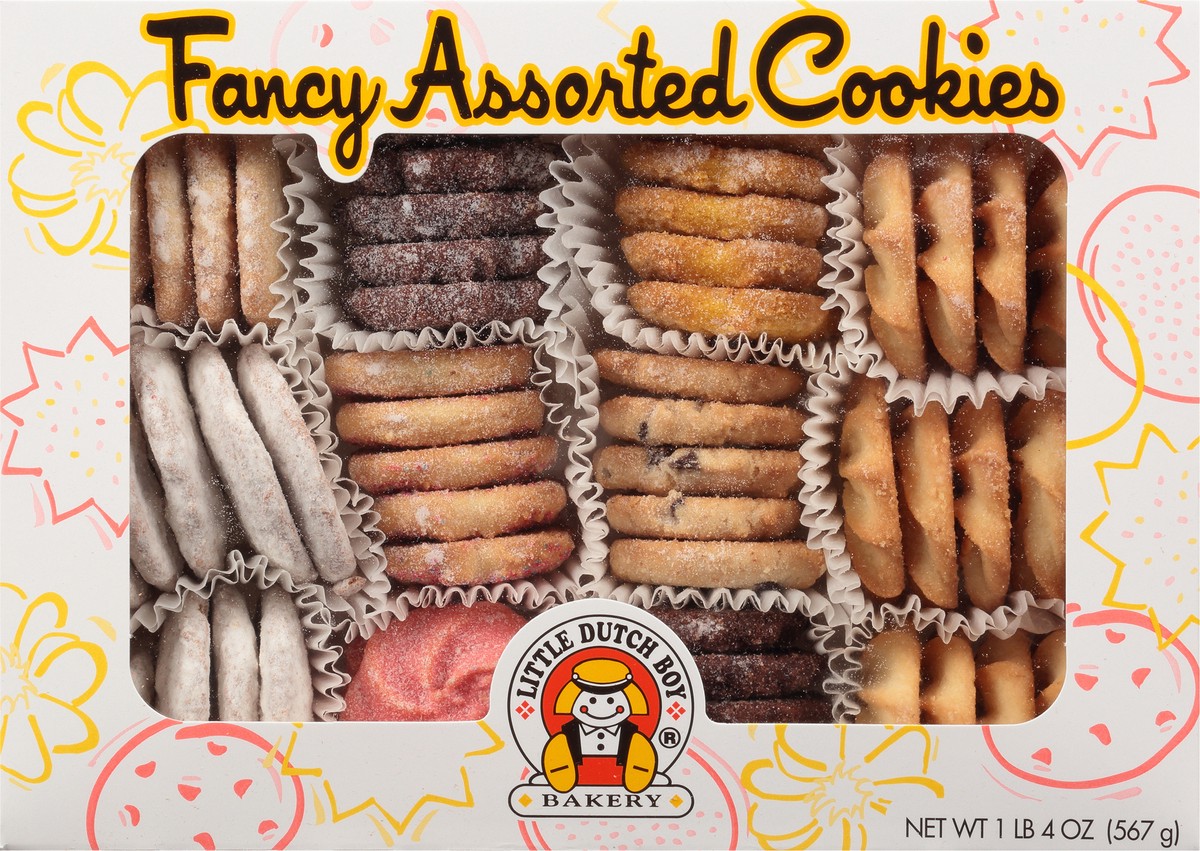 slide 8 of 11, Little Dutch Boy Bakery Fancy Assorted Cookies, 1 lb 4 oz