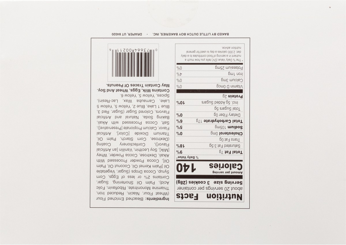 slide 5 of 11, Little Dutch Boy Bakery Fancy Assorted Cookies, 1 lb 4 oz