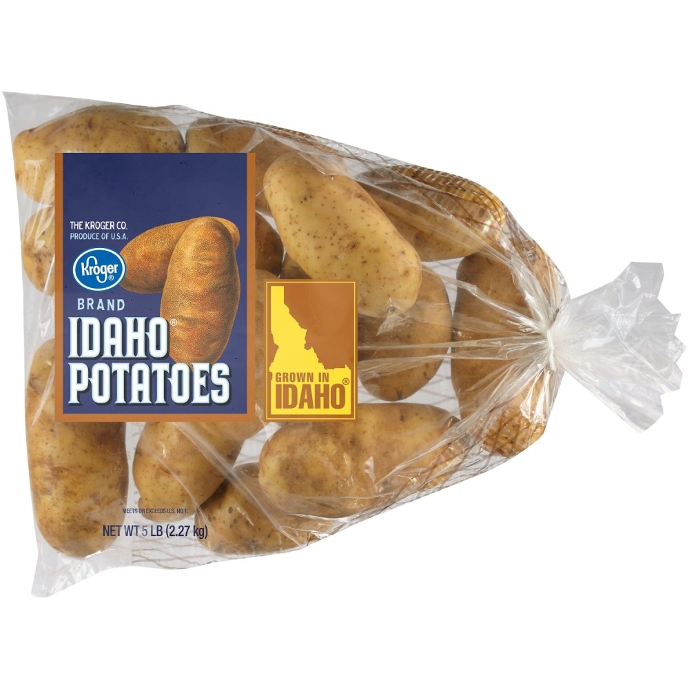 slide 1 of 1, Kroger Idaho Potatoes, 5 lb