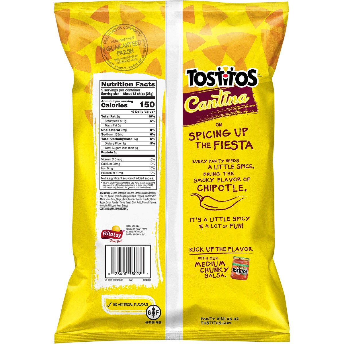 slide 3 of 5, Tostitos Tortilla Chips, 9 oz