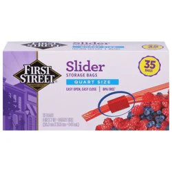 First Street Slider Storage Bag Quart
