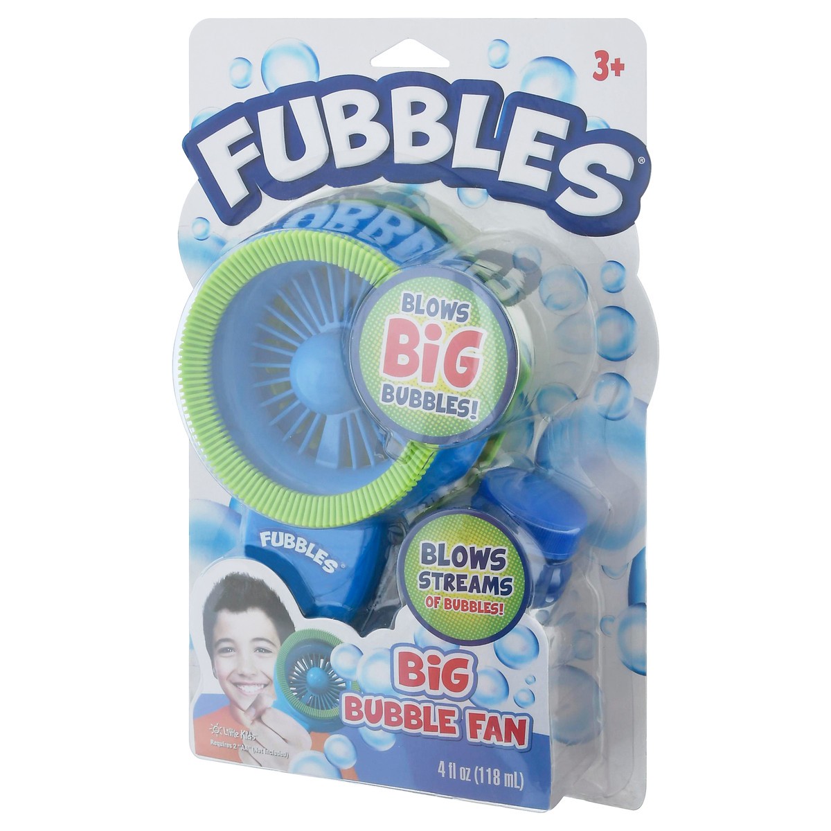 slide 3 of 9, Fubbles Big Bubble Fan, 4 fl oz