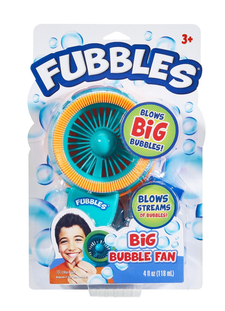 slide 1 of 9, Fubbles Big Bubble Fan, 4 fl oz