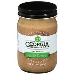 Georgia Grinders All Natural Creamy Peanut Butter 12 oz