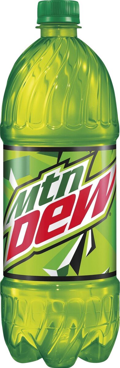 slide 4 of 4, Mountain Dew Soda, Citrus, 1 liter