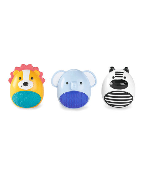 slide 1 of 5, Skiphop Jungle Beats Baby Egg Shaker Set of 3 Multi NS, 1 ct