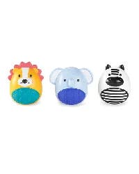 Skiphop Jungle Beats Baby Egg Shaker Set of 3 Multi NS