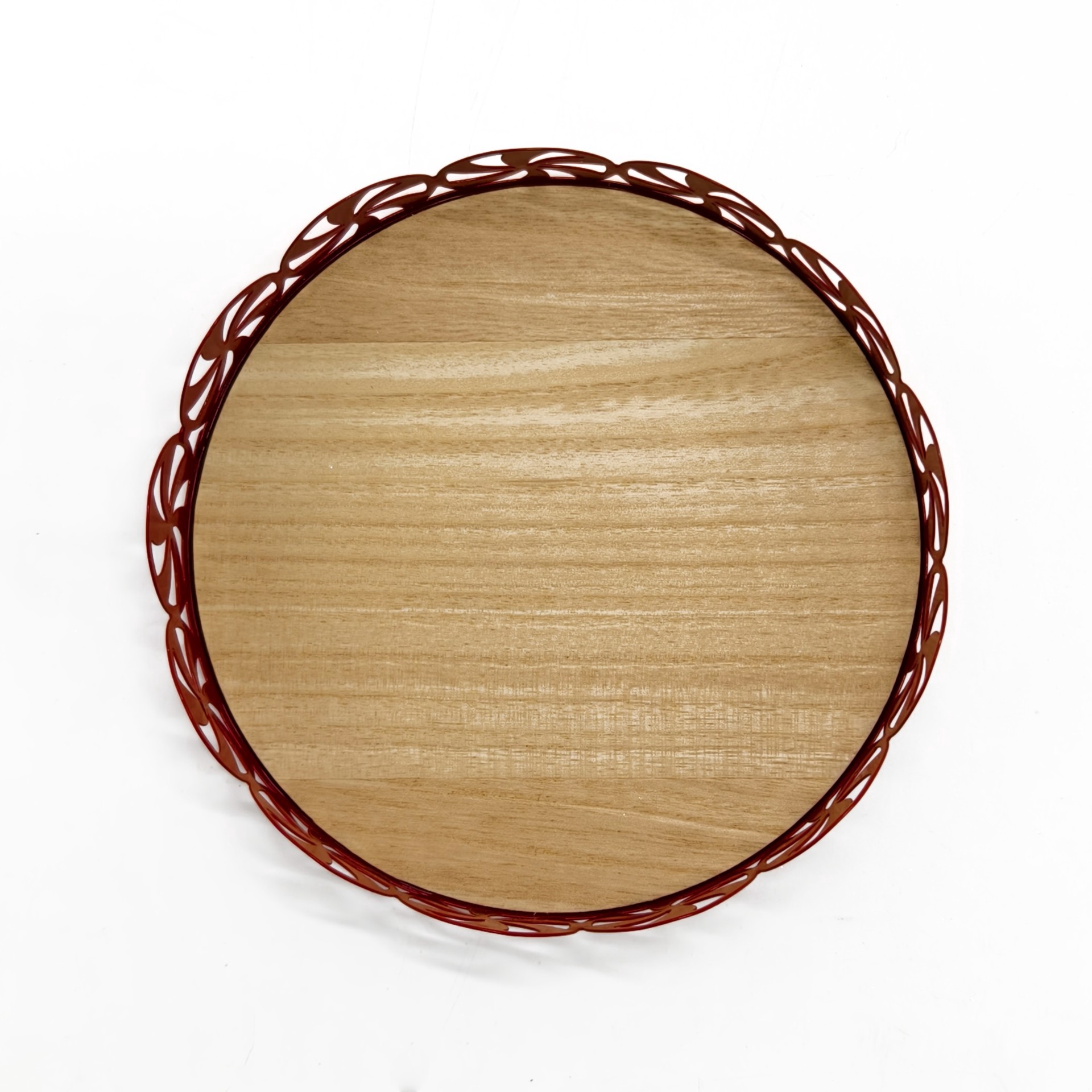 slide 3 of 4, 6" Red Decorative Peppermint Tray By Ashland, 6 in