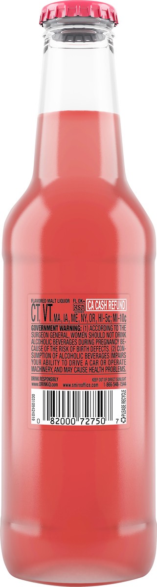 slide 2 of 3, Smirnoff Ice Raspberry Malt Beverage 11.2 oz, 12 oz