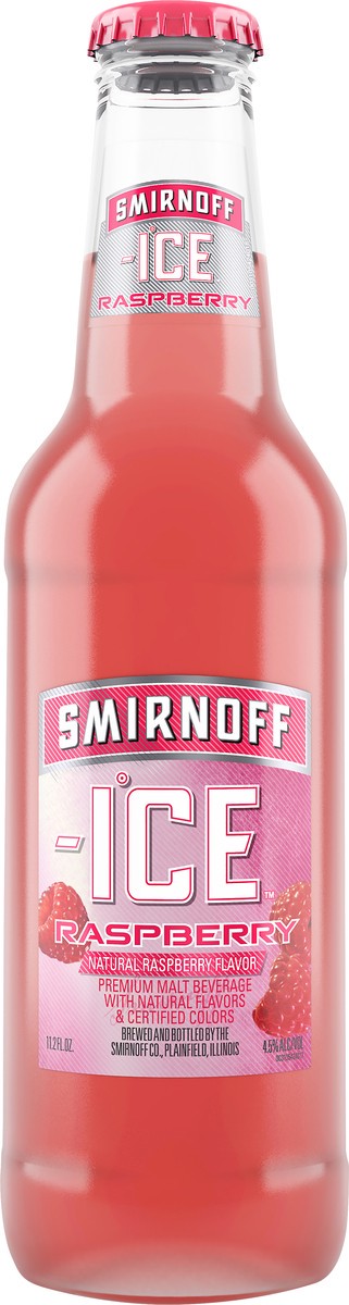 slide 3 of 3, Smirnoff Ice Raspberry Malt Beverage 11.2 oz, 12 oz