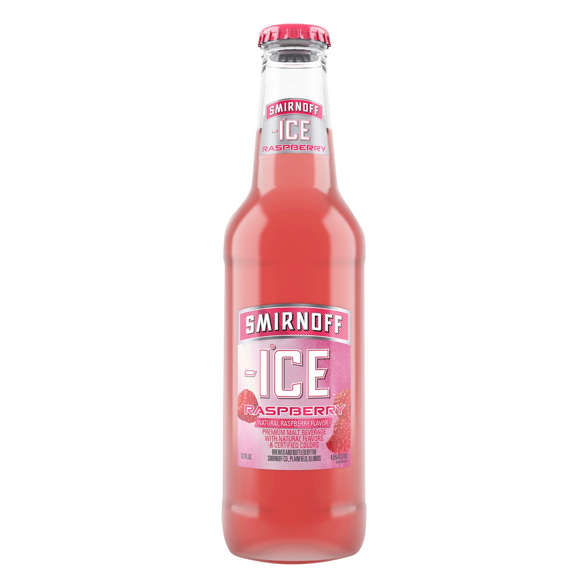 slide 1 of 3, Smirnoff Ice Raspberry Malt Beverage 11.2 oz, 12 oz