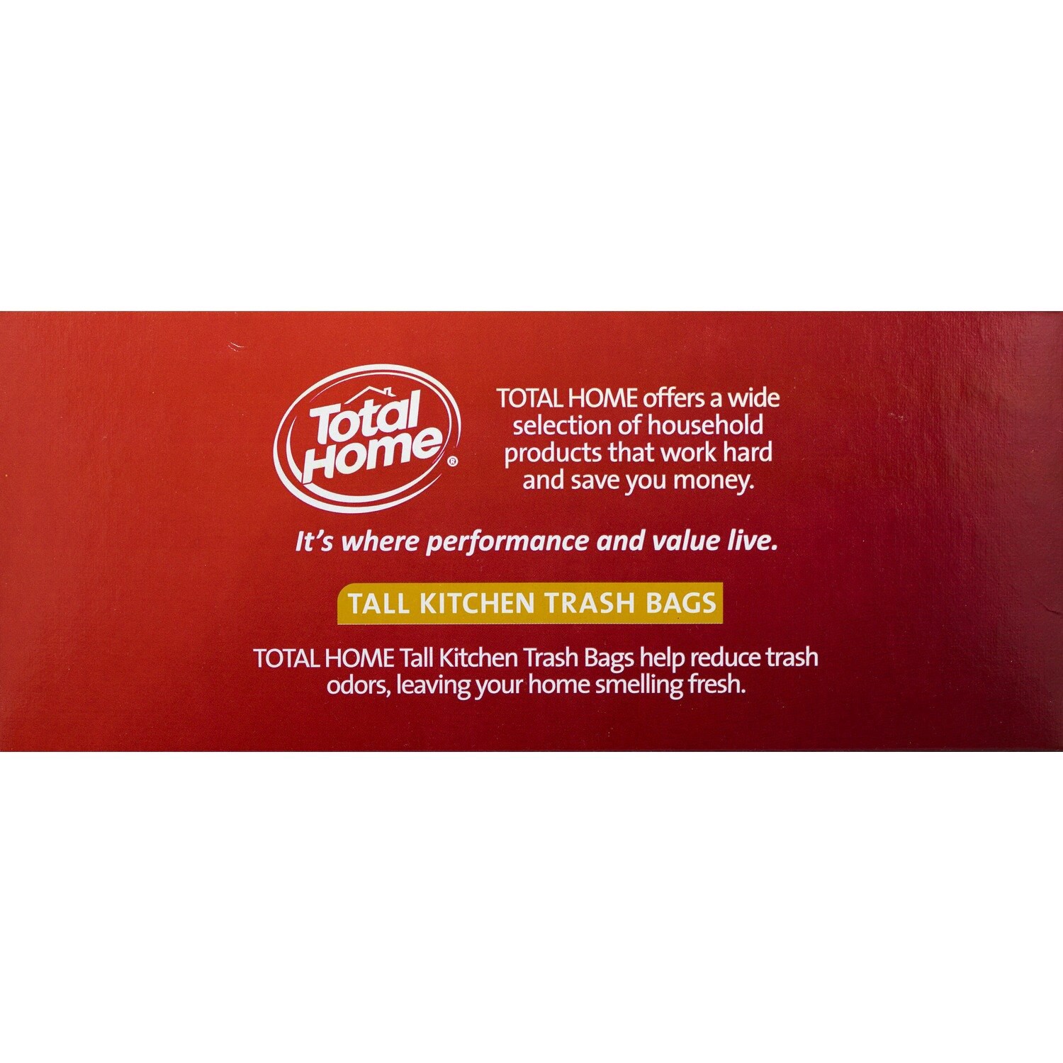 slide 2 of 6, Total Home 13 Gallon Tall Kitchen Trash Bags, Fresh Scent, 45 Ct, 45 ct