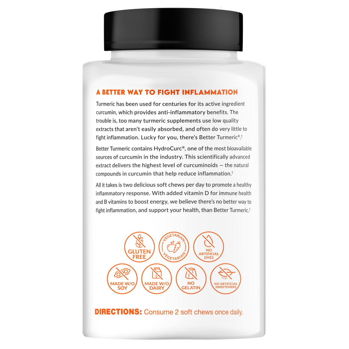 slide 6 of 13, Force Factor Better Turmeric F, 60 ct