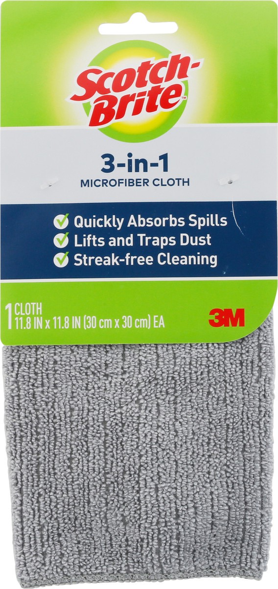 slide 1 of 43, Scotch-Brite 3-in-1 Microfiber Cloth 1 ea, 1 ct