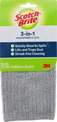 Scotch-Brite 3-in-1 Microfiber Cloth 1 ea
