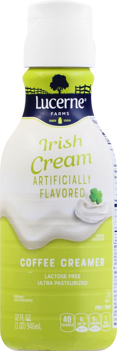 slide 2 of 9, Lucerne Dairy Farms Irish Cream Coffee Creamer, 32 oz