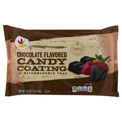Chocolate Flavored Candy Coating In Microwavable Tray