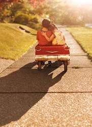 Avanti Press Boy & Girl In Toy Car