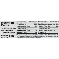 Aunt Gussie's Biscotti, Hazelnut, Sugar Free