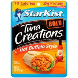 StarKist Tuna Creations Bold Seasoned Premium Hot Buffalo Tuna 2.6 oz