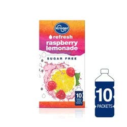Kroger Lite Raspberry Lemonade Drink Mix Singles - 10 ct