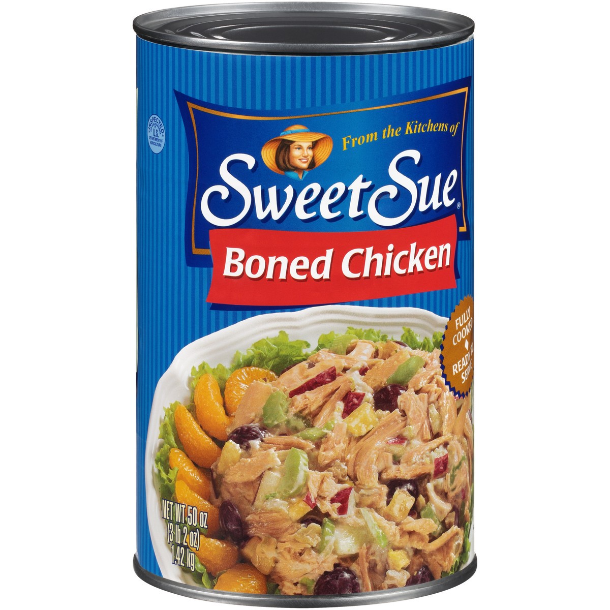 slide 2 of 9, Sweet Sue Boned Chicken, 50 oz