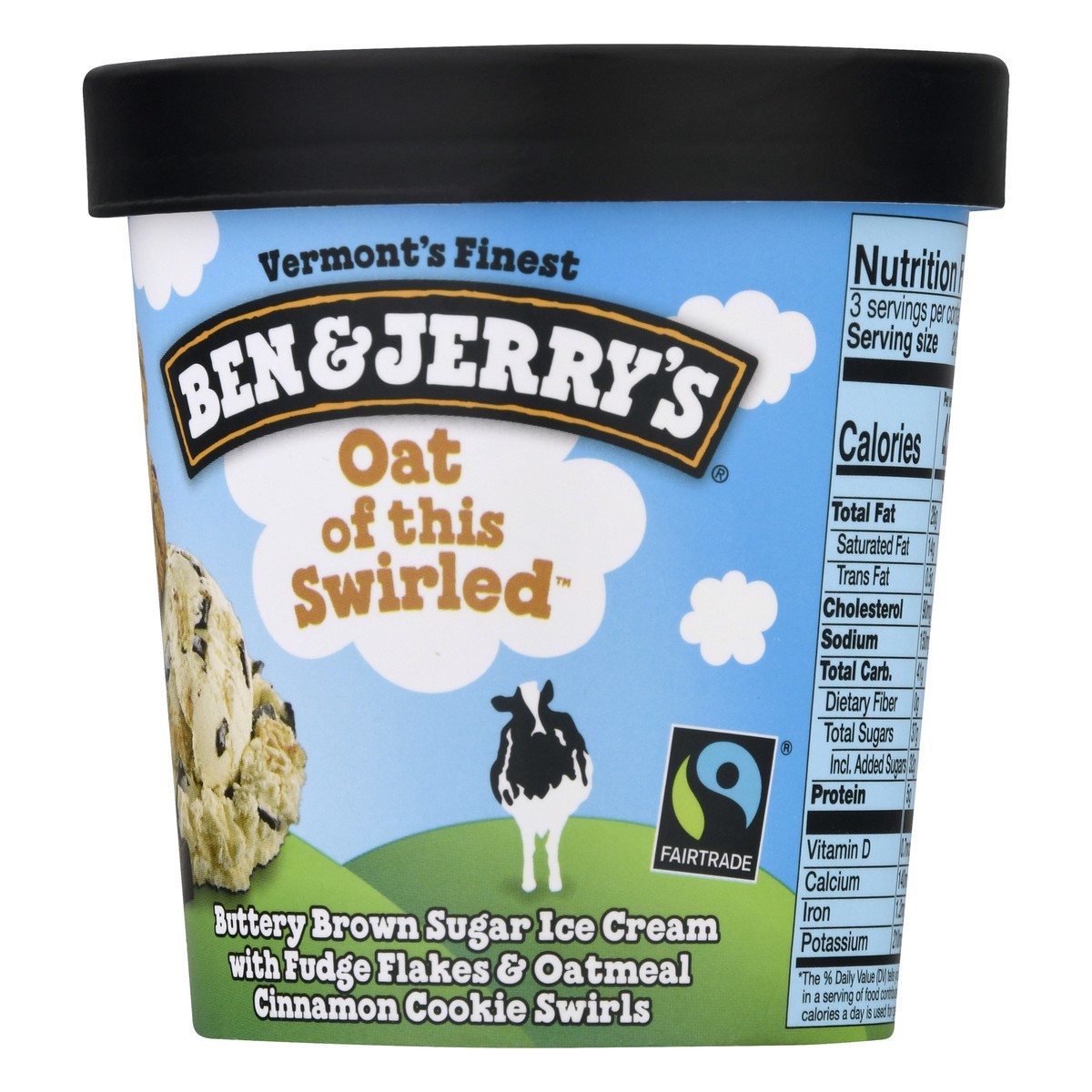 slide 3 of 9, Ben & Jerry's Ice Cream Oat of This Swirled™, 16 oz, 16 oz