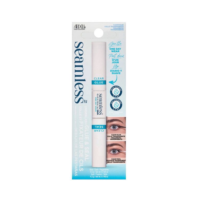 slide 1 of 3, ARDELL Seamless Underlash 1 Day Clear Glue & Seal, 1 ct