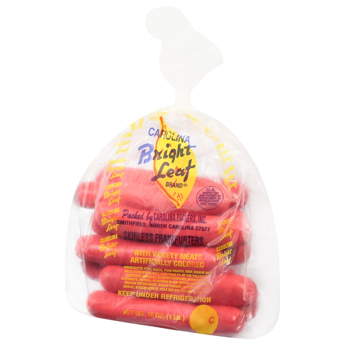 slide 9 of 9, Bright Leaf Skinless Carolina Sausage 16 oz, 16 oz