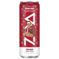ZOA Zero Sugar Dwanta's Holiday Punch Energy Drink 12 fl oz