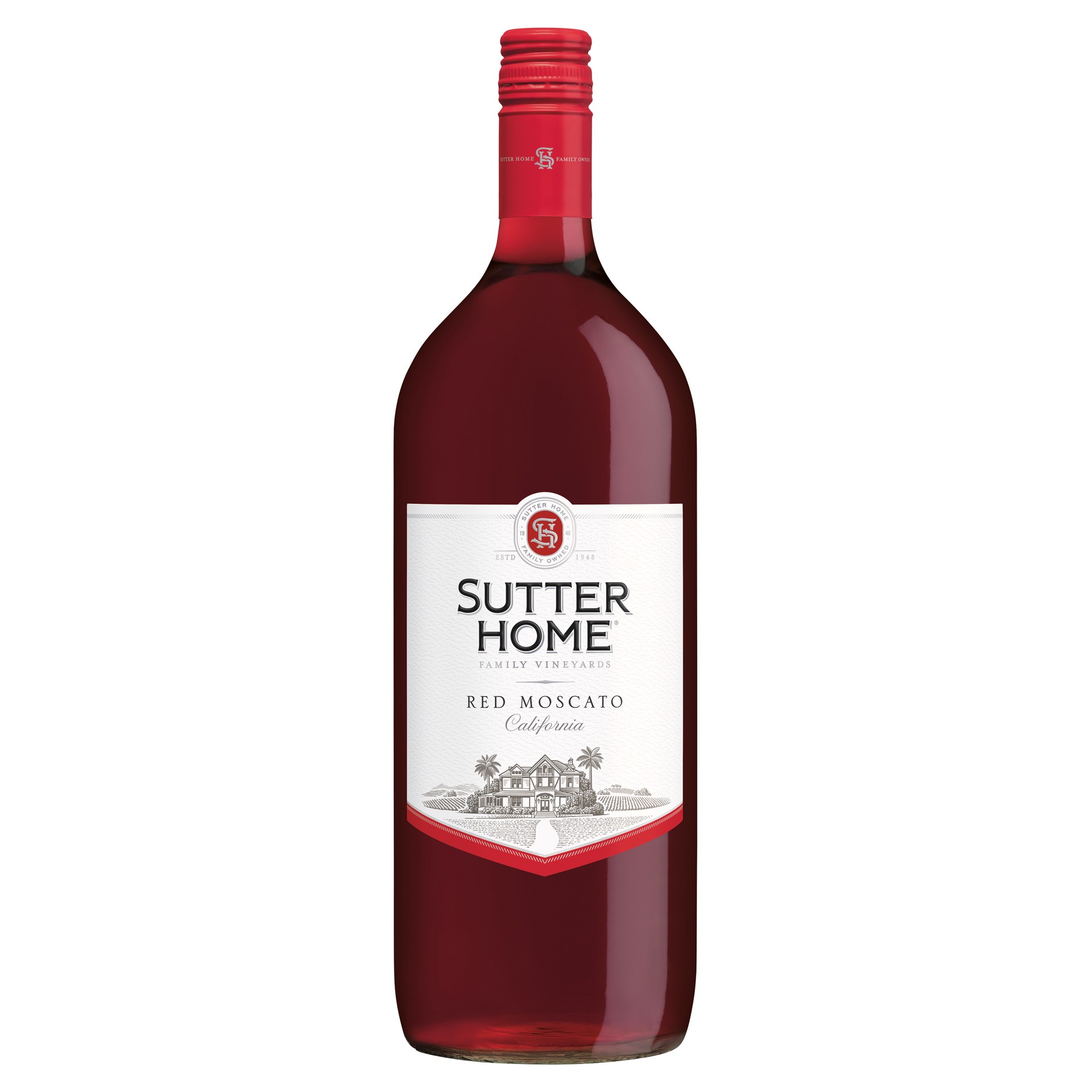 slide 1 of 1, Sutter Home Red Moscato Red Wine, 1.5L Wine Bottle, 11.8% ABV, 1.5 liter