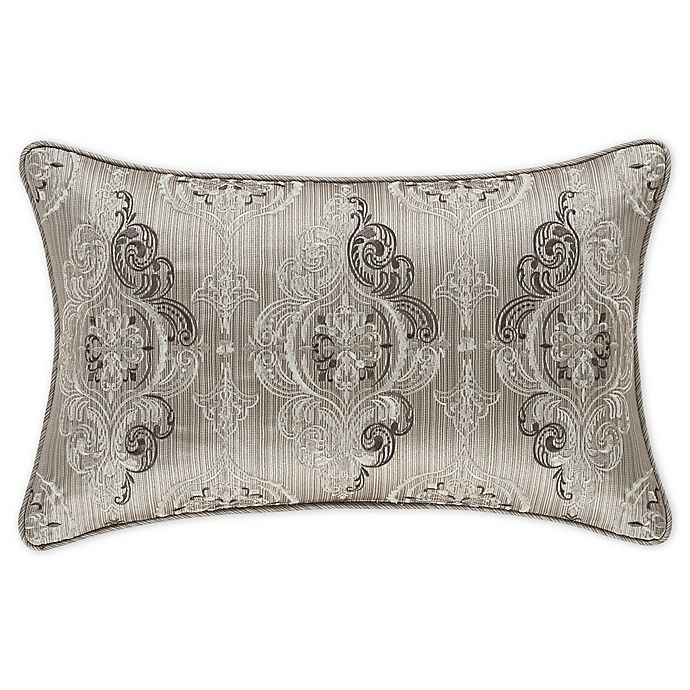 slide 1 of 2, J. Queen New York Crestview Boudoir Throw Pillow - Silver, 1 ct