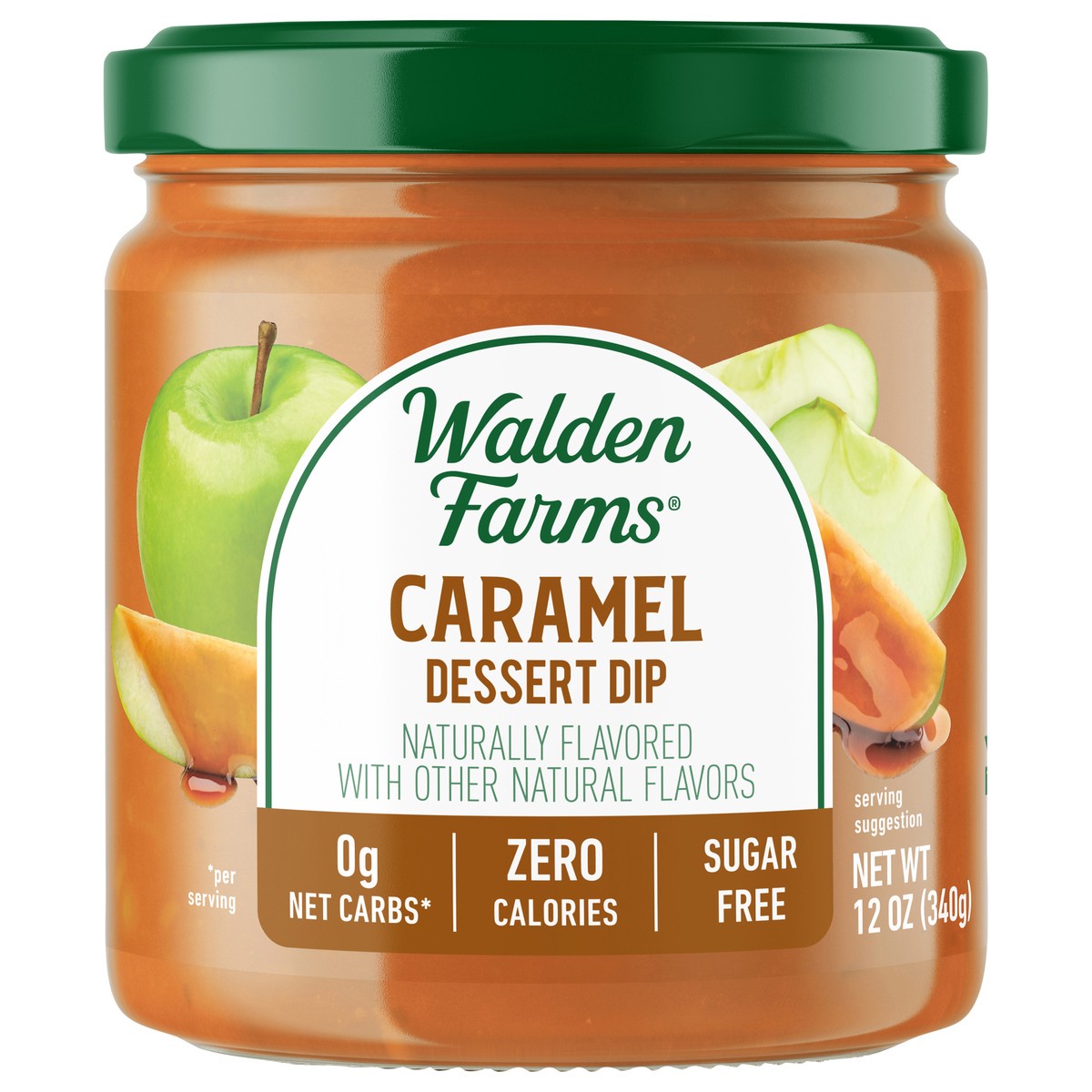 slide 1 of 1, Walden Farms Calorie Free Caramel Dip, 12 oz