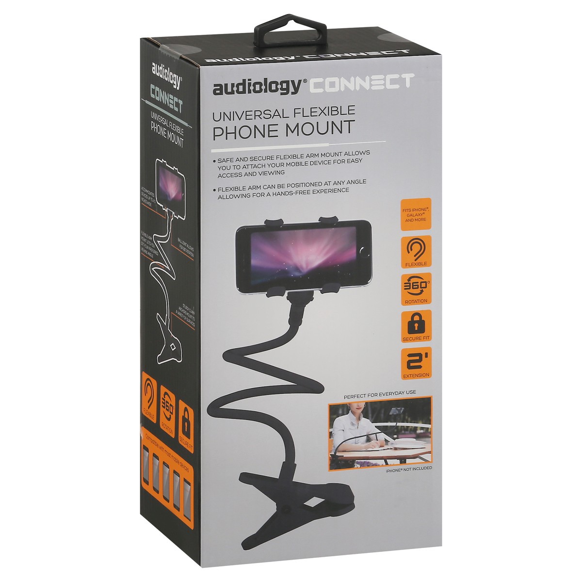 slide 5 of 11, Audiology Universal Flexible Phone Mount 1 ea, 1 ct