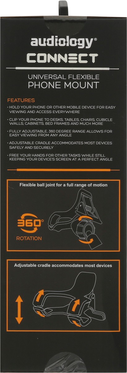 slide 6 of 11, Audiology Universal Flexible Phone Mount 1 ea, 1 ct