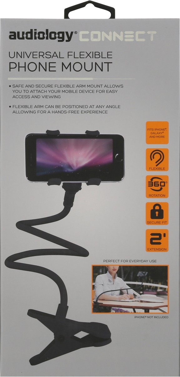 slide 2 of 11, Audiology Universal Flexible Phone Mount 1 ea, 1 ct