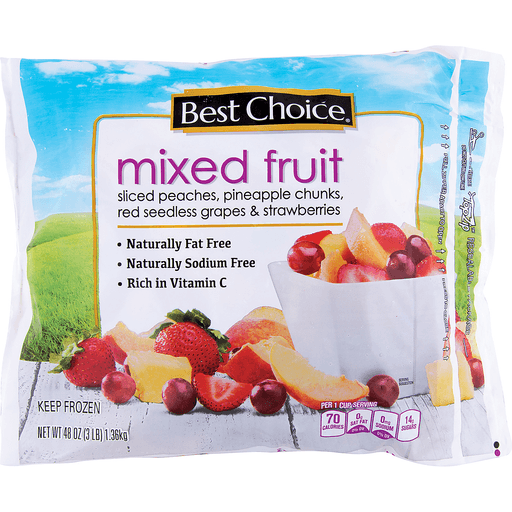 slide 1 of 1, Best Choice Frozen Mixed Fruit, 48 oz