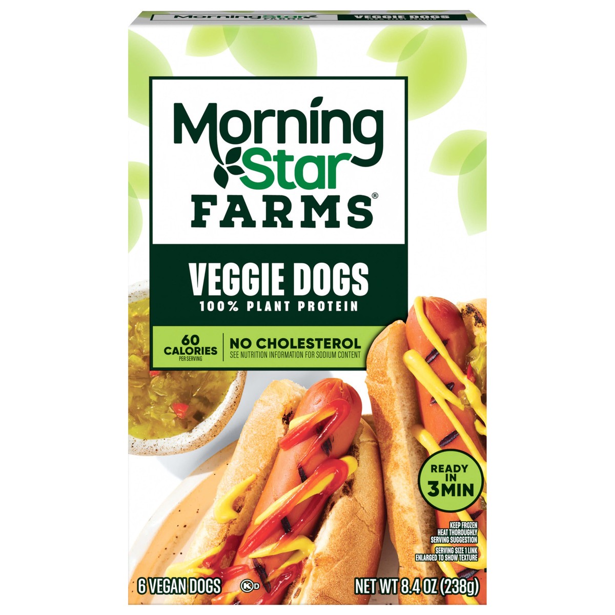 slide 1 of 5, MorningStar Farms Original Veggie Dogs, 6 ct