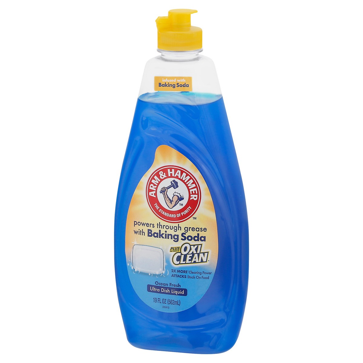 slide 3 of 10, ARM & HAMMER Plus OxiClean Ocean Fresh Ultra Dish Liquid 19 fl oz, 19 fl oz