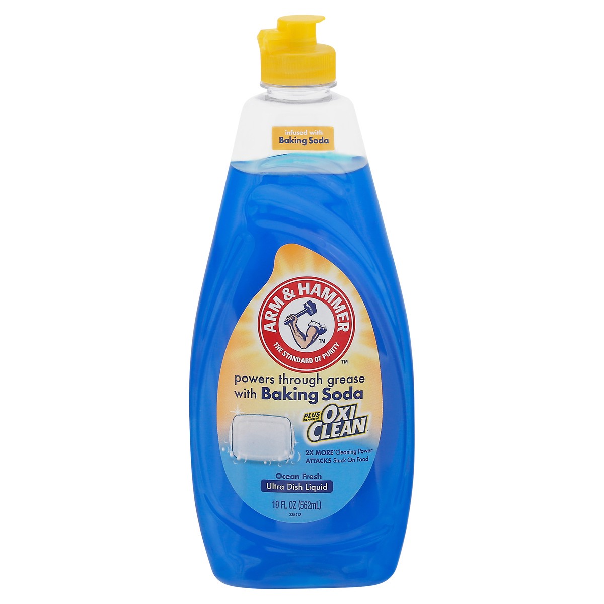 slide 2 of 10, ARM & HAMMER Plus OxiClean Ocean Fresh Ultra Dish Liquid 19 fl oz, 19 fl oz