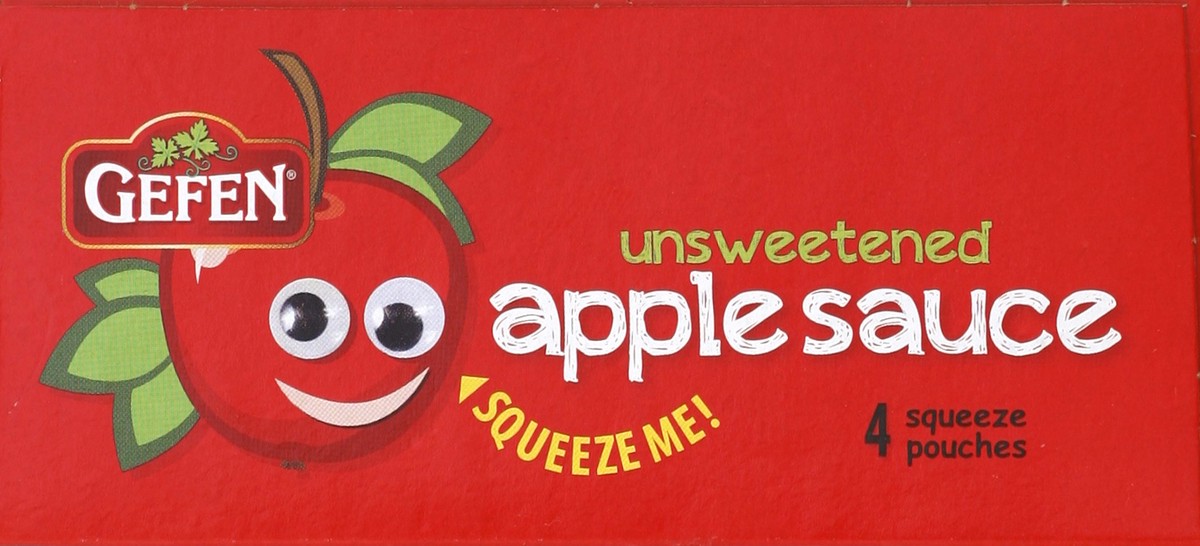 slide 3 of 4, Gefen Unsweetened Applesauce Pouches, 12.68 oz