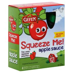 Gefen Unsweetened Applesauce Pouches