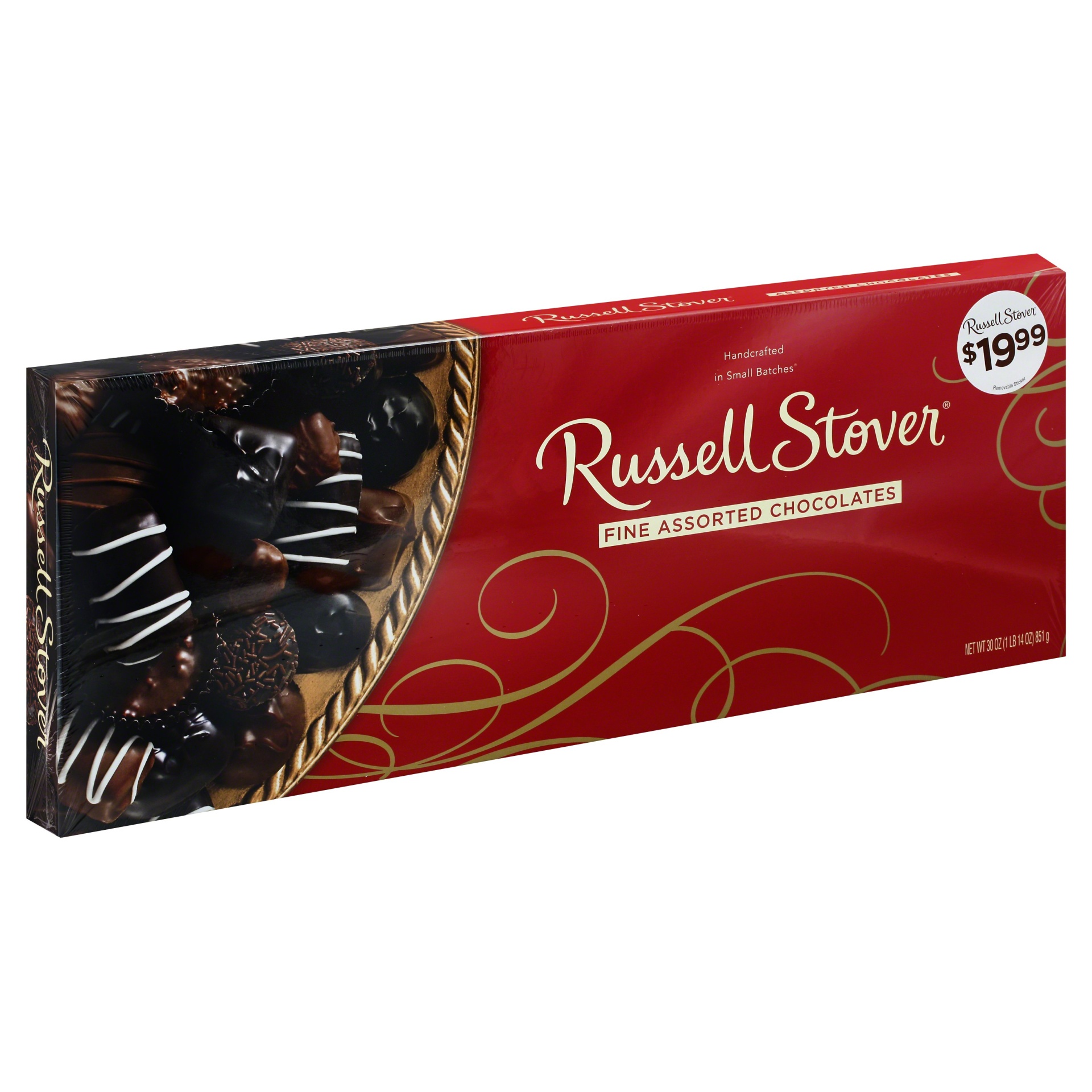 slide 1 of 4, Russell Stover Assorted Fine Chocolates, 30 oz