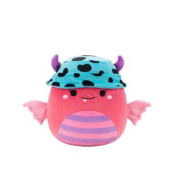 Squishmallows Pink Monster with Gills Plush Toy