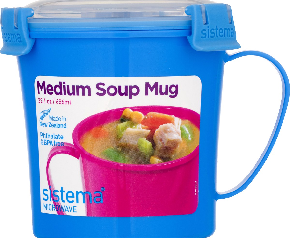 slide 7 of 10, Sistema Medium Microwave Soup Mug 1 ea, 1 ct