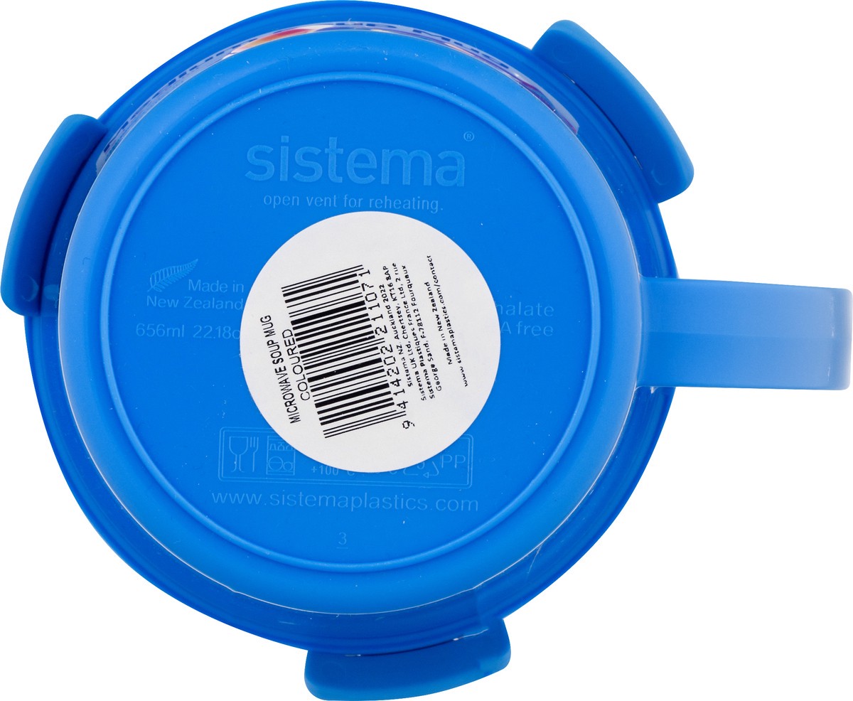 slide 8 of 10, Sistema Medium Microwave Soup Mug 1 ea, 1 ct