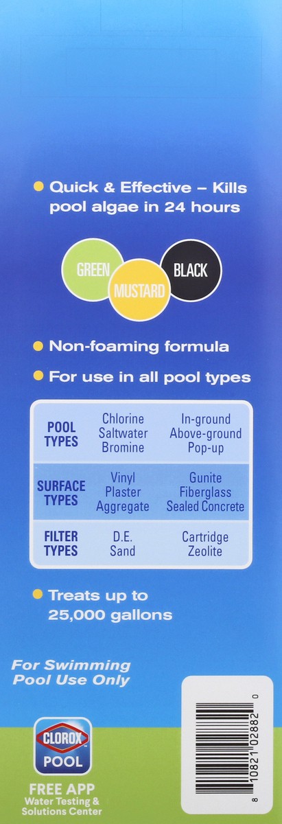 slide 6 of 6, Clorox Pool & Spa Xtrablue Algaecide, 