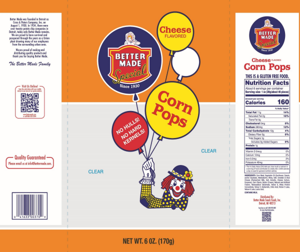 slide 3 of 5, Better Madecheese Corn Pops, 6 oz